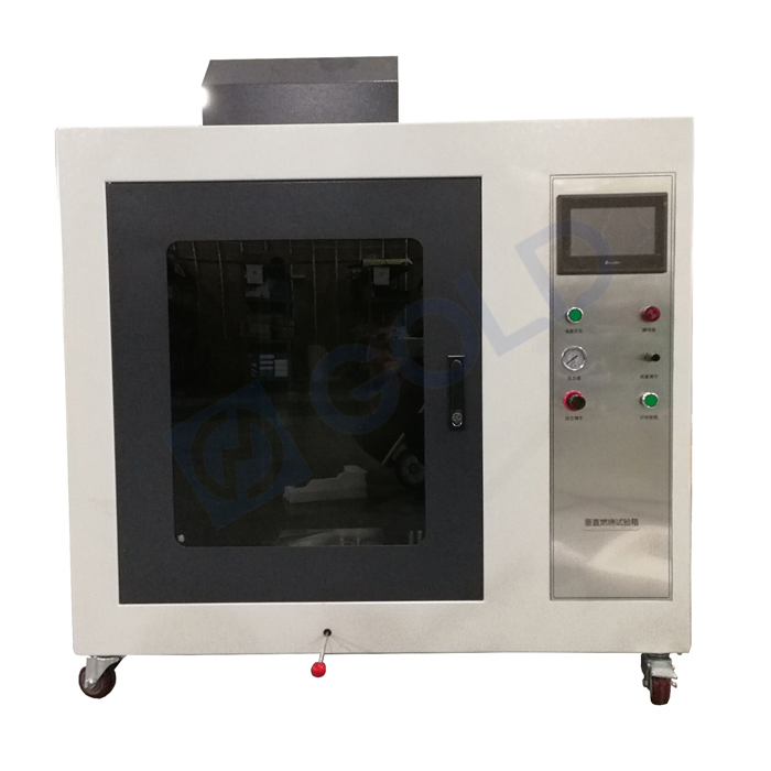 ECE R118 Annexe 8 V&eacute;hicule Interior Vertical Burning Tate Test Test Appareil