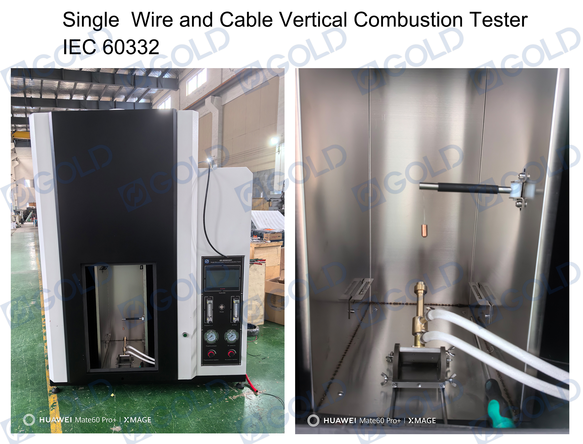 IEC 60332 Testeur de combustion verticale de fil et de câble IEC prêt à expédier