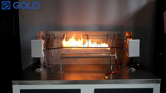 CEI 60331 Test de r&eacute;sistance au feu de c&acirc;ble et de c&acirc;ble et testeur de marteau