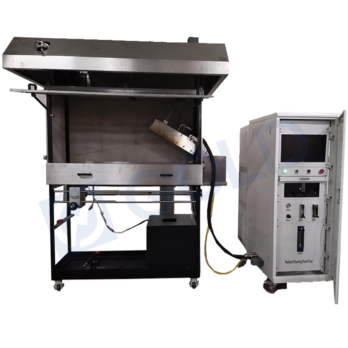 Appareil d'essai de panneau radiant ISO 9239