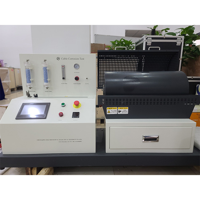 IEC 60754 Libération de câble Testeur de conductivité d'acide halogène à gaz pour l'isolation et les couches de gaine des fils et des câbles