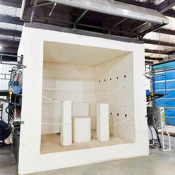 EN 1363-1 Test de résistance à la résistance au feu efficace vertical Fourniture intégrée 