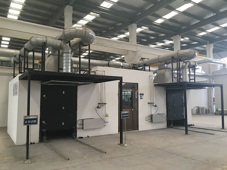 EN 13823 (SBI) Matériaux de construction simple combustion Point de test de combustion